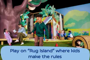 Play on Rug Island, where kids make the rules